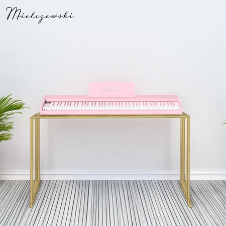 Pianino cyfrowe dynamiczne TIENTO różowe Mielczewski