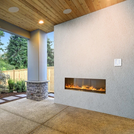 Wzmacniacz audio Powerline A50W BT do montażu ściennego, biały