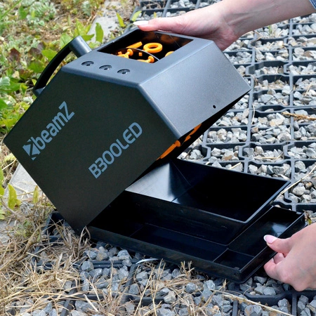 Zestaw: Wytwornica baniek z efektem LED RGB B300LED pilot Beamz+ płyn do baniek 5l