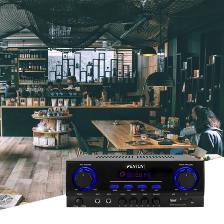 Wzmacniacz karaoke 2x 200W BT AV440 Fenton