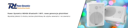 Zestaw głośnikowy z BLUETOOTH WiFi Power Dynamics WS40A
