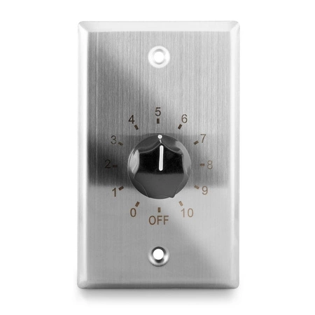 Power Dynamics PDVC100 - regulator głośności 100V ze stali nierdzewnej 100W