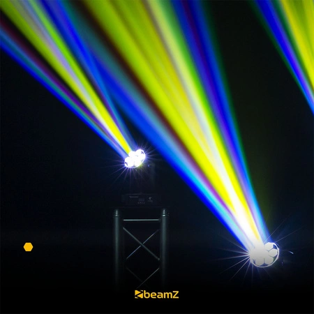 Zestaw: 4x Głowa ruchoma Cobra 160 Spot 100W z 6x 10W B-Eye Beamz+ 2x case