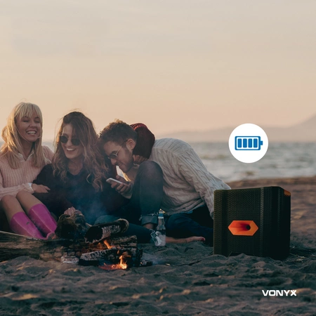 Kolumna mobilna ROCK300 180W BT FM bateria Vonyx