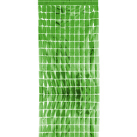 Kurtyna foliowa dekoracyjna - zielona