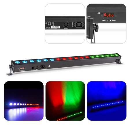 Belka oświetleniowa LED LCB183 18x 3W RGB Beamz