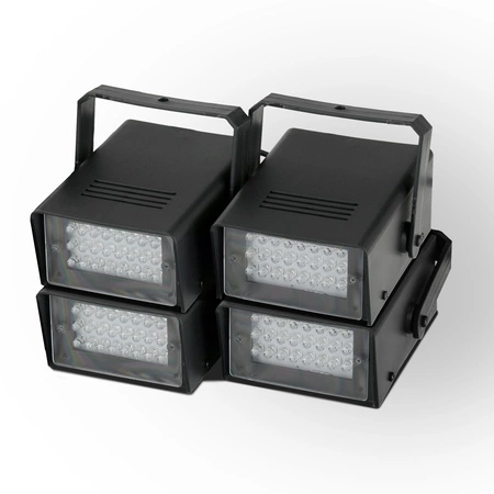 Zestaw 4 szt kolorowych stroboskopów LED BeamZ