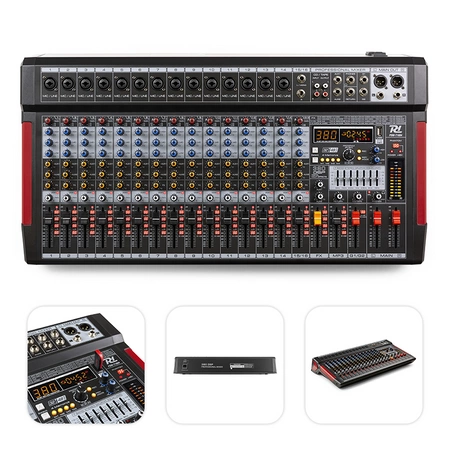 Mikser sceniczny 16-kanałowy PDM-T1604 DSP/MP3 Power Dynamics
