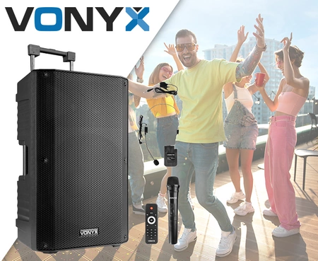 Kolumna mobilna VSA500-BP 12" Combi Vonyx+ pokrowiec