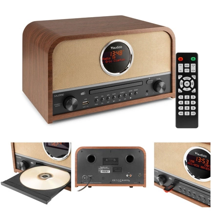 Radio DAB+/FM z odtwarzaczem CD Salerno Audizio