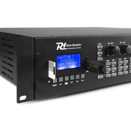 Wzmacniacz matrycowy 100V 6x 60W PRM606 Power Dynamics