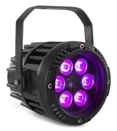 Reflektor zewnętrzny BWA63 LED AluPAR IP65 6x3W RGB IP65