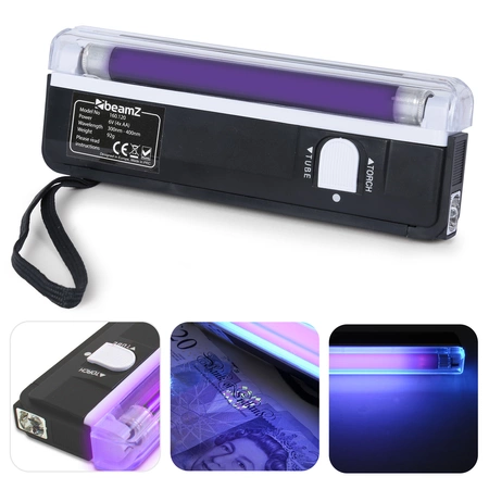 Kompaktowa latarka z 4W świetlówką UV BeamZ