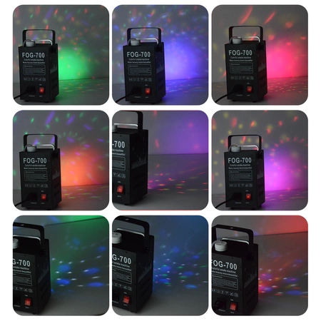 Zestaw: Wytwornica dymu z efektem LED i Jelly Ball SATURN+ płyn do dymu 5l