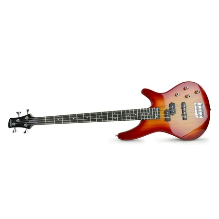 Gitara basowa kompletny zestaw Wiśnia Golden Guitar PBGB-50 Wiśnia