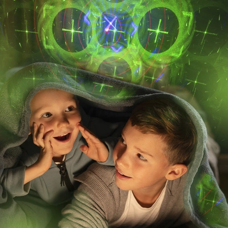 Bateryjny efekt świetlny LED z laserem RGB TINYLED-LASRGB