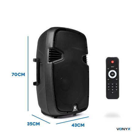 Kolumna aktywna 15'' 800W Vonyx SPJ-1500ABT