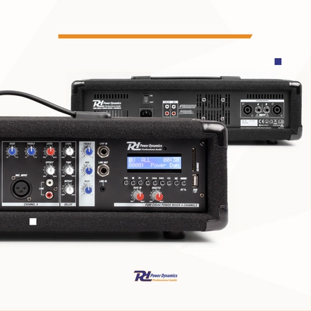 Powermikser 4-kanałowy PDM-C405A Power Dynamics