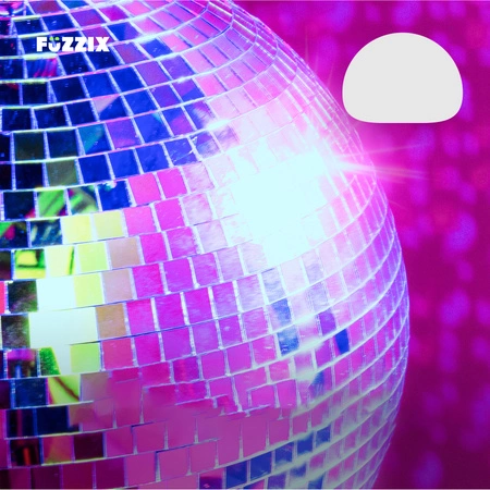 Zestaw: Kula lustrzana 30cm+ napęd bateryjny LED Fuzzix