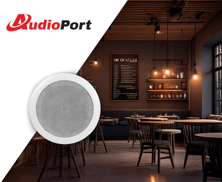 Głośnik sufitowy pasywny 5'' 20W 8Ohm ZS801P Audioport