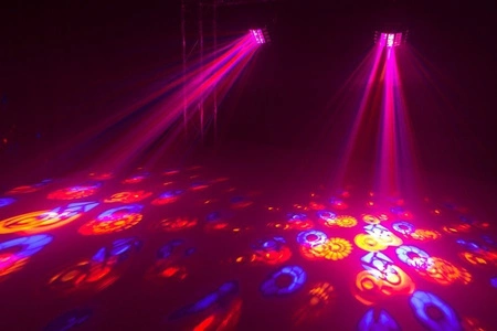 Efekt świetlny derby + stroboskop BeamZ Gobo Derby UV