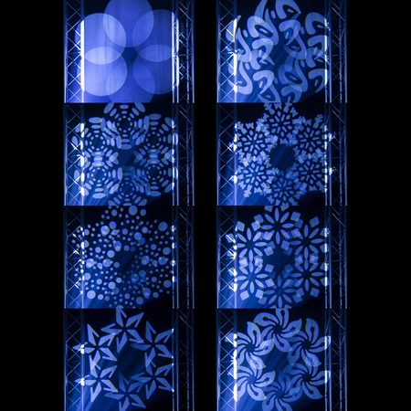 Zestaw: 2x Ruchoma głowa Cobra 100R Spot 100W z pierścieniem Beamz+ case