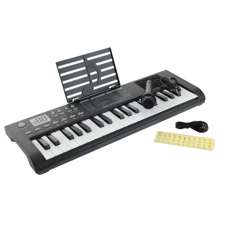 Keyboard edukacyjny dla dzieci 37 klawiszy mikrofon BD-376 BDMusic