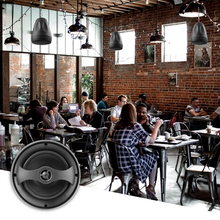 Głośnik wiszący 100V 6,5” czarny PDS65B Power dynamics