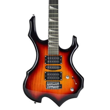 Gitara elektryczna - kompletny zestaw -Golden Guitar RFL-5 Sunburst