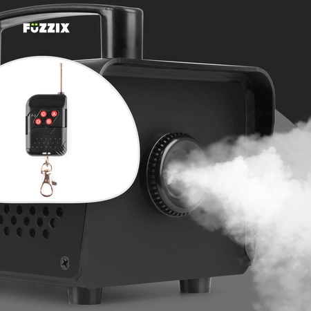 Zestaw: Wytwornica dymu 500W F500S Fuzzix+ płyn do dymu 250ml gratis+ płyn do dymu 5l