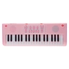 Keyboard 37 klawiszy edukacyjny dla dziecka z mikrofonem na statywie BD-375 BDMusic różowy