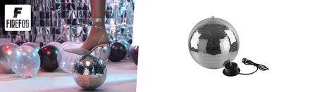 Kula lustrzana 20cm z napędem