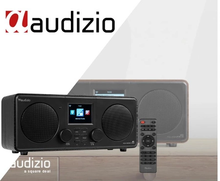 Radio internetowe Foza WiFi Stereo z DAB+ czarne Audizio