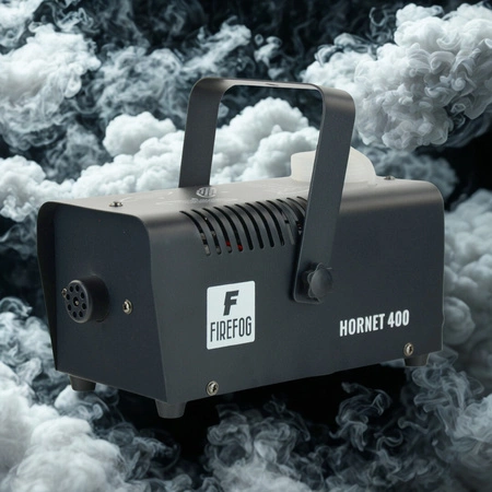 Zestaw: Wytwornica dymu 400W Hornet400 pilot przewodowy/ Firefog + płyn 5l