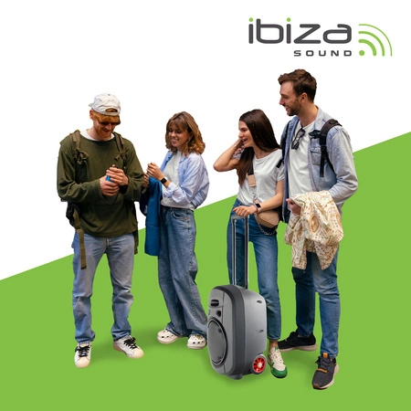 Kolumna mobilna Ibiza PORT8UHF-MKII-TWS