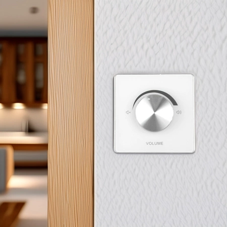 Regulator głośności 50W/100V- ARG5 srebrne szkło Audioport