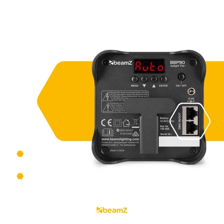 Oświetlacz bateryjny 4x4W 4in1 RGB-UV LED IRC BBP90 Beamz