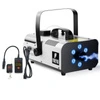 Wytwornica dymu z LED RGB 900W Falcon900LED dwa piloty/ Firefog