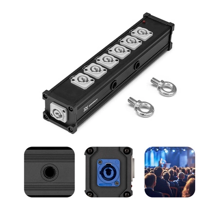 Rozdzielacz zasilania PD Connex PSB27 P-Con IN – 7x P-Con OUT