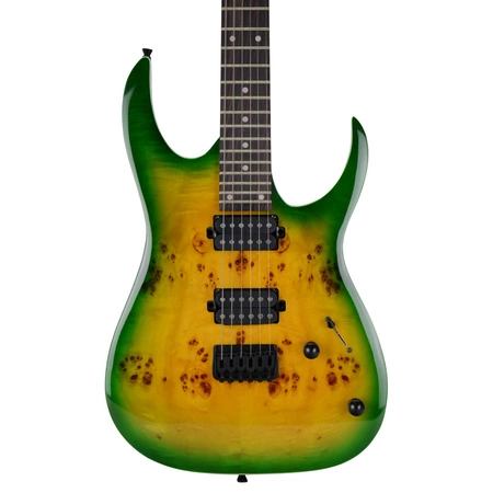 Gitara elektryczna - kompletny zestaw -Golden Guitar PSG-3 Zielony