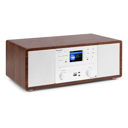 Radio internetowe Avola CD/BT/DAB+/WIFI ciemne drewno Audizio