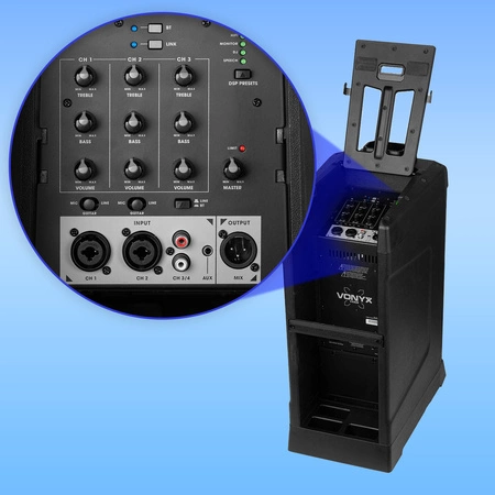 Aktywny zestaw nagłośnienia kolumnowego BT 800W VX820 Vonyx