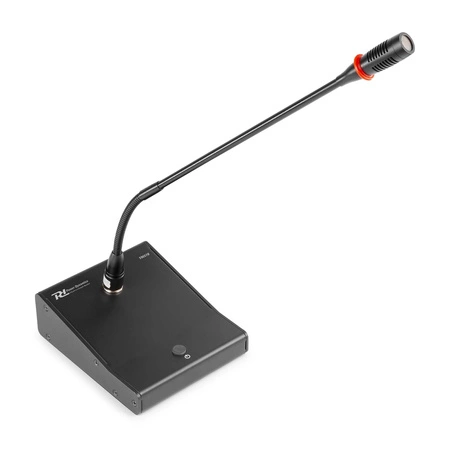 Zestaw czarnych głośników naściennych 4 x 5.25" BC50V z wzmacniaczem oraz mikrofonem biurkowym