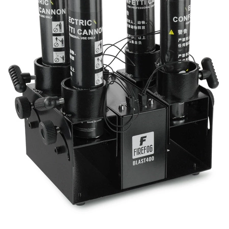 Poczwórna elektryczna wyrzutnia konfetti BLAST400 Firefog