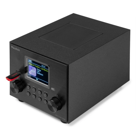 Radio Audizio Vieste DAB+ z subwooferem, czarne