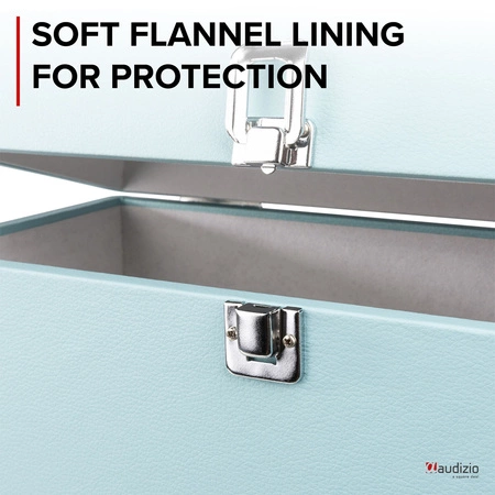 Futerał na płyty winylowe Audizio RC32, niebieski