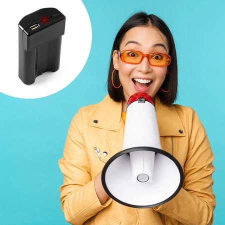 Akumulator litowo-jonowy 12V z ładowarką Vonyx MRB12/ dodatkowy akumulator do megafonów