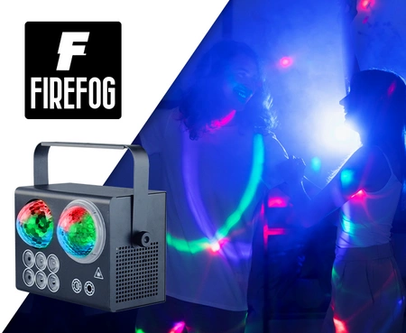 Efekt imprezowy multiefekt 4w 1 LED DMX pilot Firefog