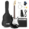 Zestaw: Gitara elektryczna Gigkit Max czarna+ wzmacniacz+ akcesoria