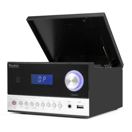Wieża Toulon Audizio HiFi czarno/srebrna